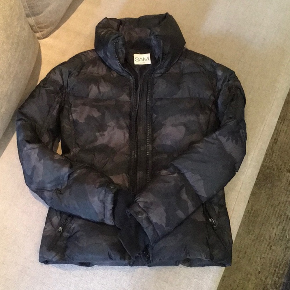 SAM. Camo down jacket
